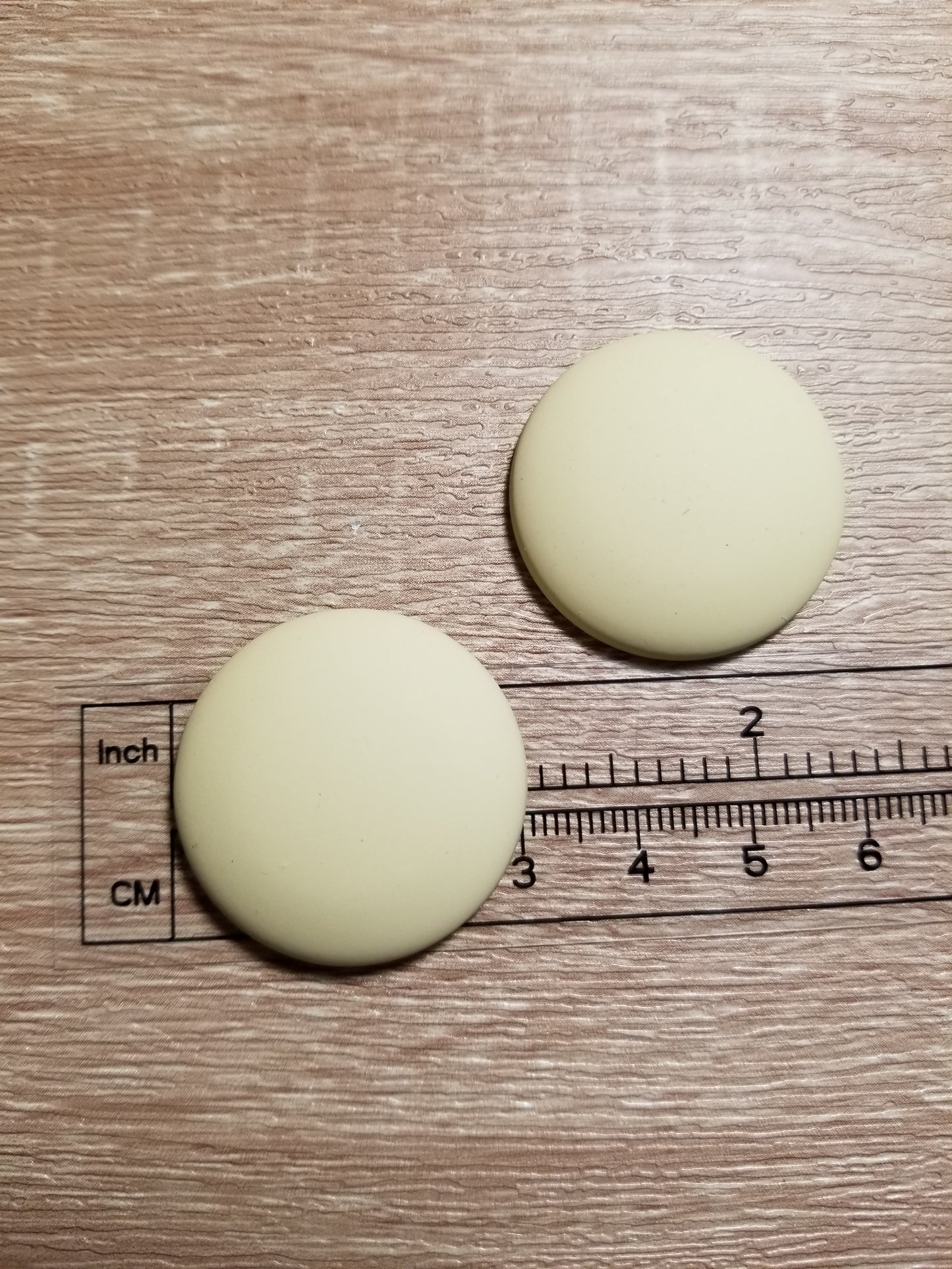 Matte 25 x 25 mm Round cabochons, Round Matte Cabochons for Indigenous Beaded Earring Supplies, Large Matte Cabs Indigenous Beaded Crafts