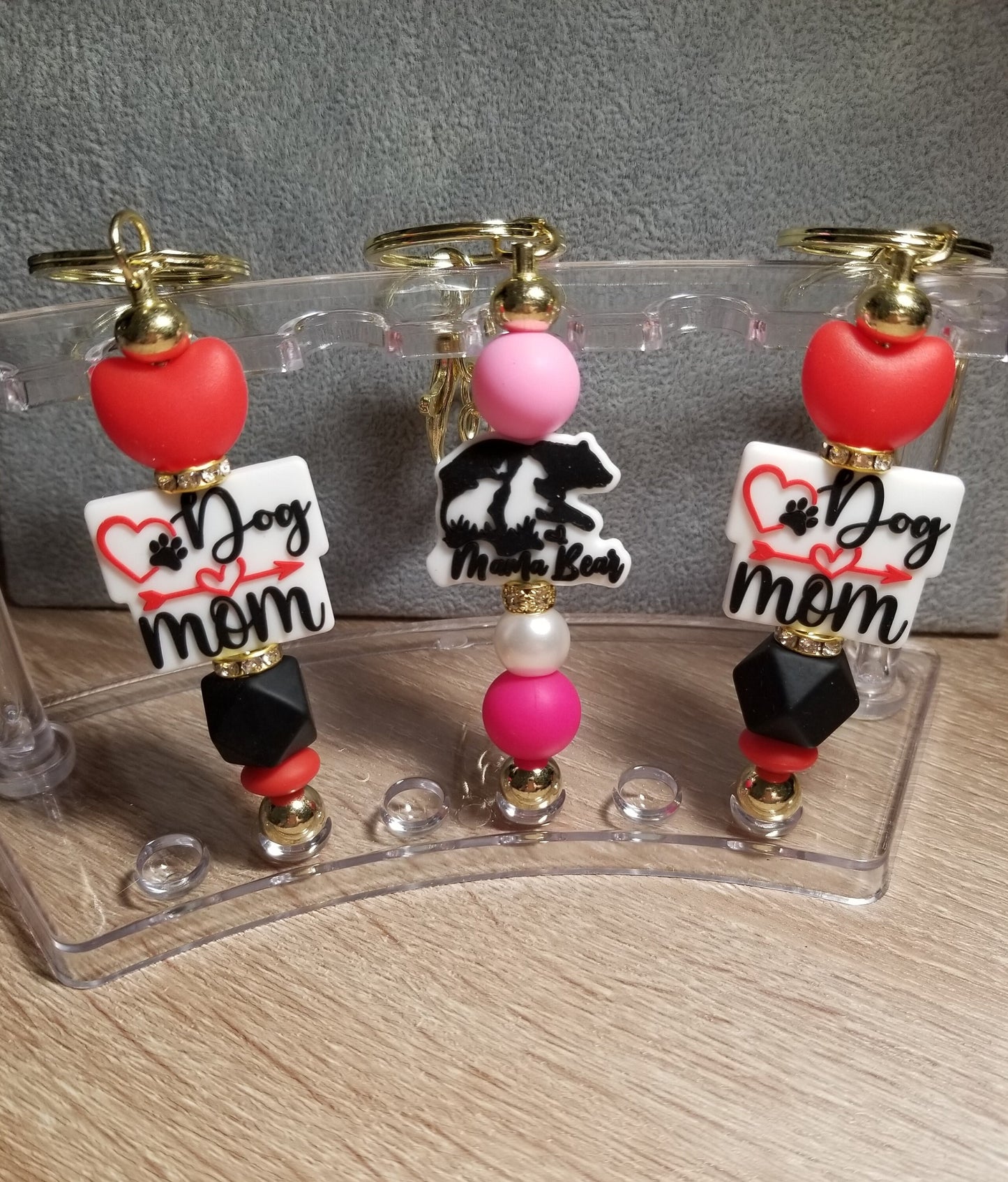 Flower Keychain bar, Wife Mother Boss Keychain,  Mama bear keychain bar,  Mama needs coffee keychain, Best mom ever keychain