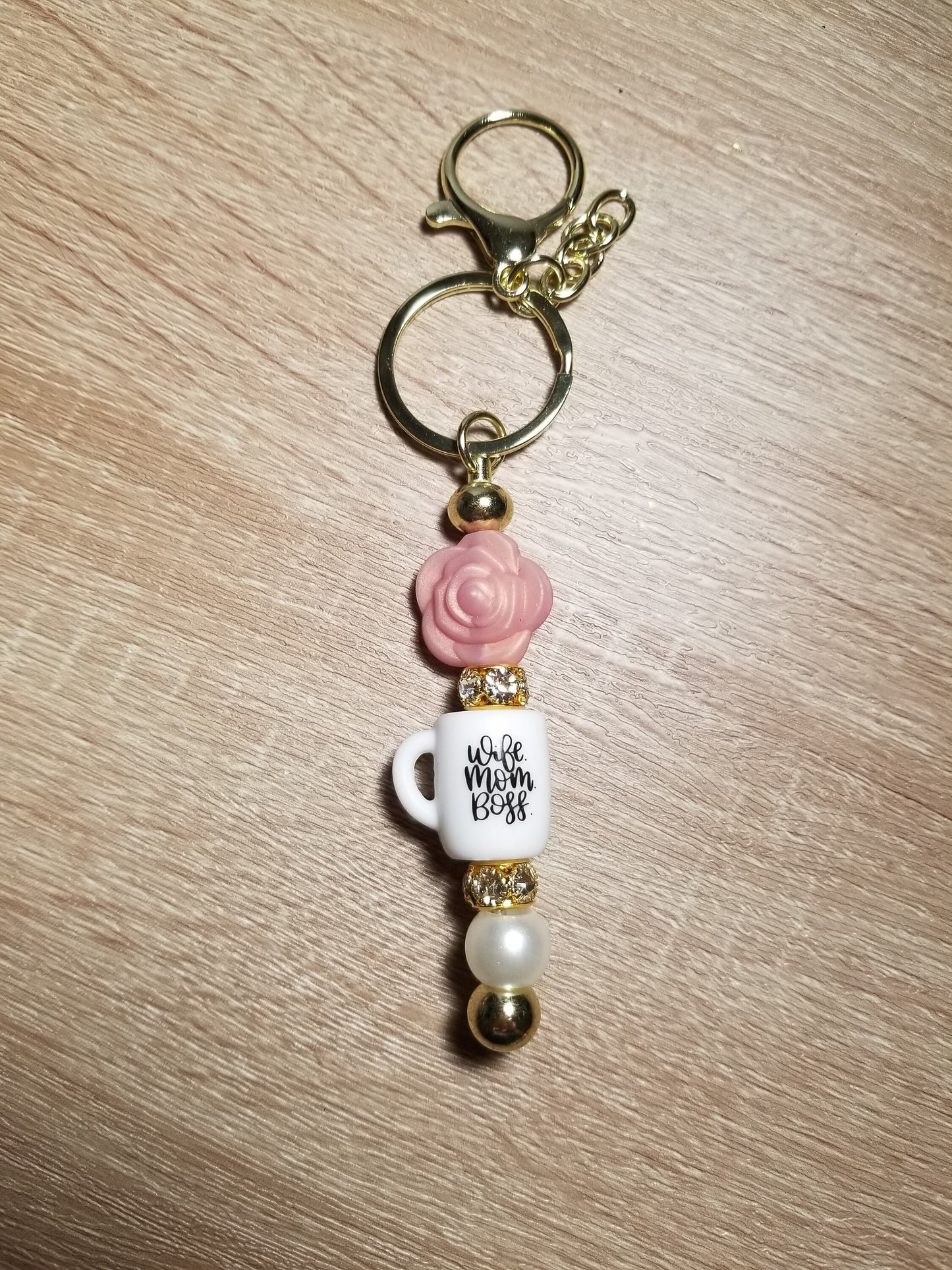 Flower Keychain bar, Wife Mother Boss Keychain,  Mama bear keychain bar,  Mama needs coffee keychain, Best mom ever keychain