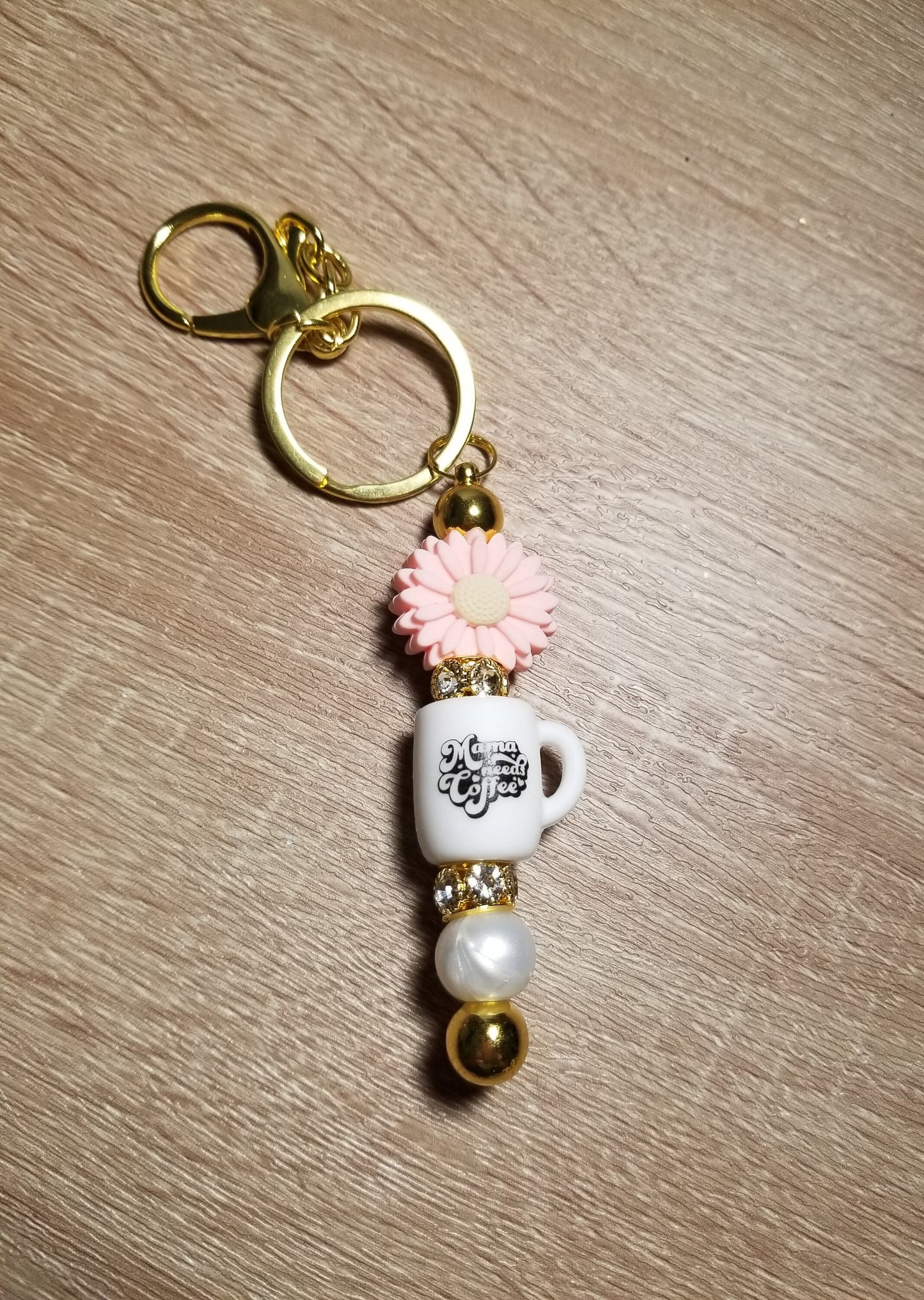 Flower Keychain bar, Wife Mother Boss Keychain,  Mama bear keychain bar,  Mama needs coffee keychain, Best mom ever keychain