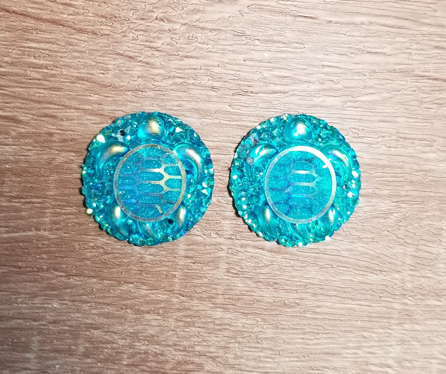 AB Turtle Shiny Round Flat Back Cabochons, Tear Drop Turtle Cabs, Horse Eye Cabs, Heart Cabs, Resin Cabs Indigenous Beaded Earring Supplies