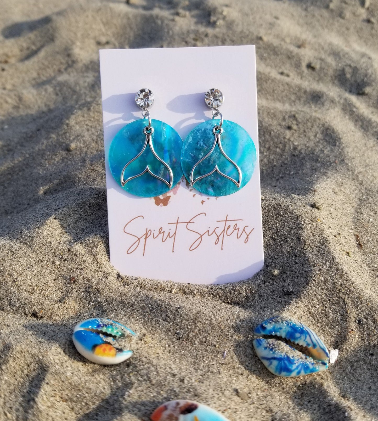 925 Silver & Stainless Steel Mother of Pearl Sea Shell Earrings, Hypo-Allergenic Gold Stainless Steel Hematite-Pearl Sea Shell Stud Earrings