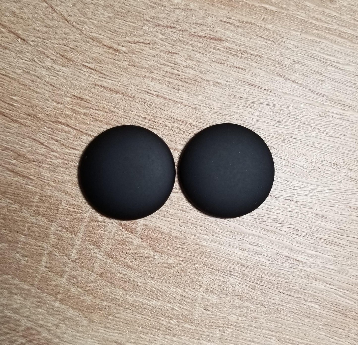 Matte 25 x 25 mm Round cabochons, Round Matte Cabochons for Indigenous Beaded Earring Supplies, Large Matte Cabs Indigenous Beaded Crafts