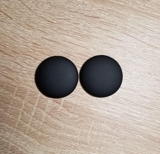 Matte 25 x 25 mm Round cabochons, Round Matte Cabochons for Indigenous Beaded Earring Supplies, Large Matte Cabs Indigenous Beaded Crafts