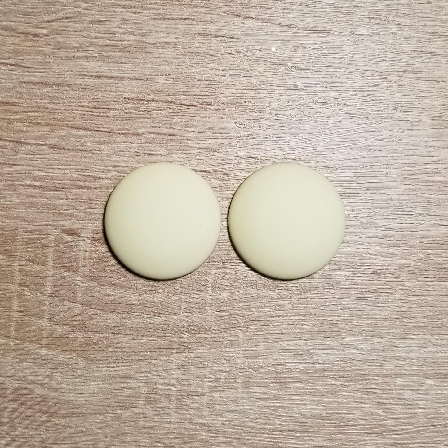 Matte 25 x 25 mm Round cabochons, Round Matte Cabochons for Indigenous Beaded Earring Supplies, Large Matte Cabs Indigenous Beaded Crafts