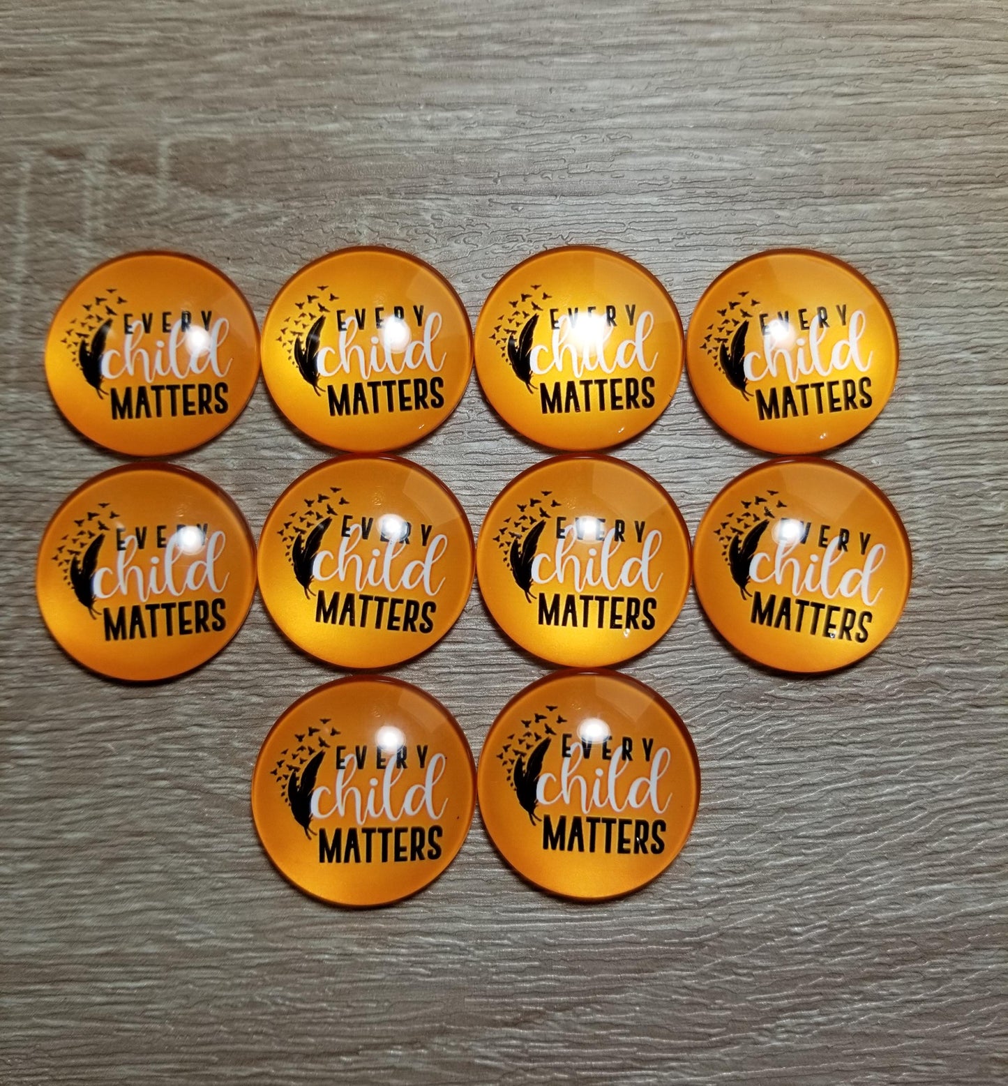 AB 20 mm Glass Round Flat Back Cabochons, 25 mm Glass Cabochons for Indigenous Beaded Earrings Supplies, Cabs for Indigenous Beaded Crafts