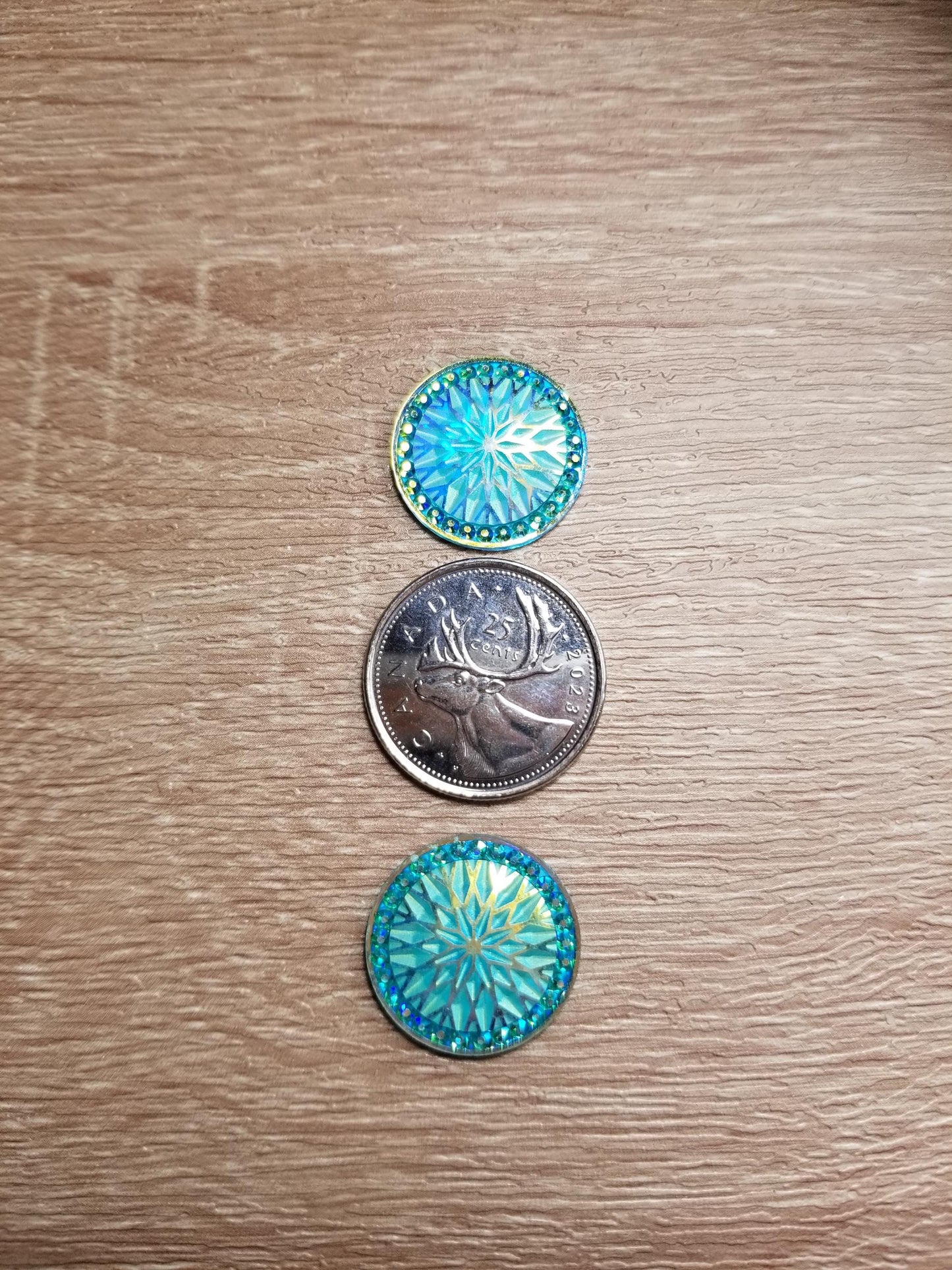 AB 20 mm Shiny Round Flat Back Cabochons, Round Resin Cabochons for Indigenous Beaded Earrings Supplies, 20 mm cabs Indigenous beaded crafts