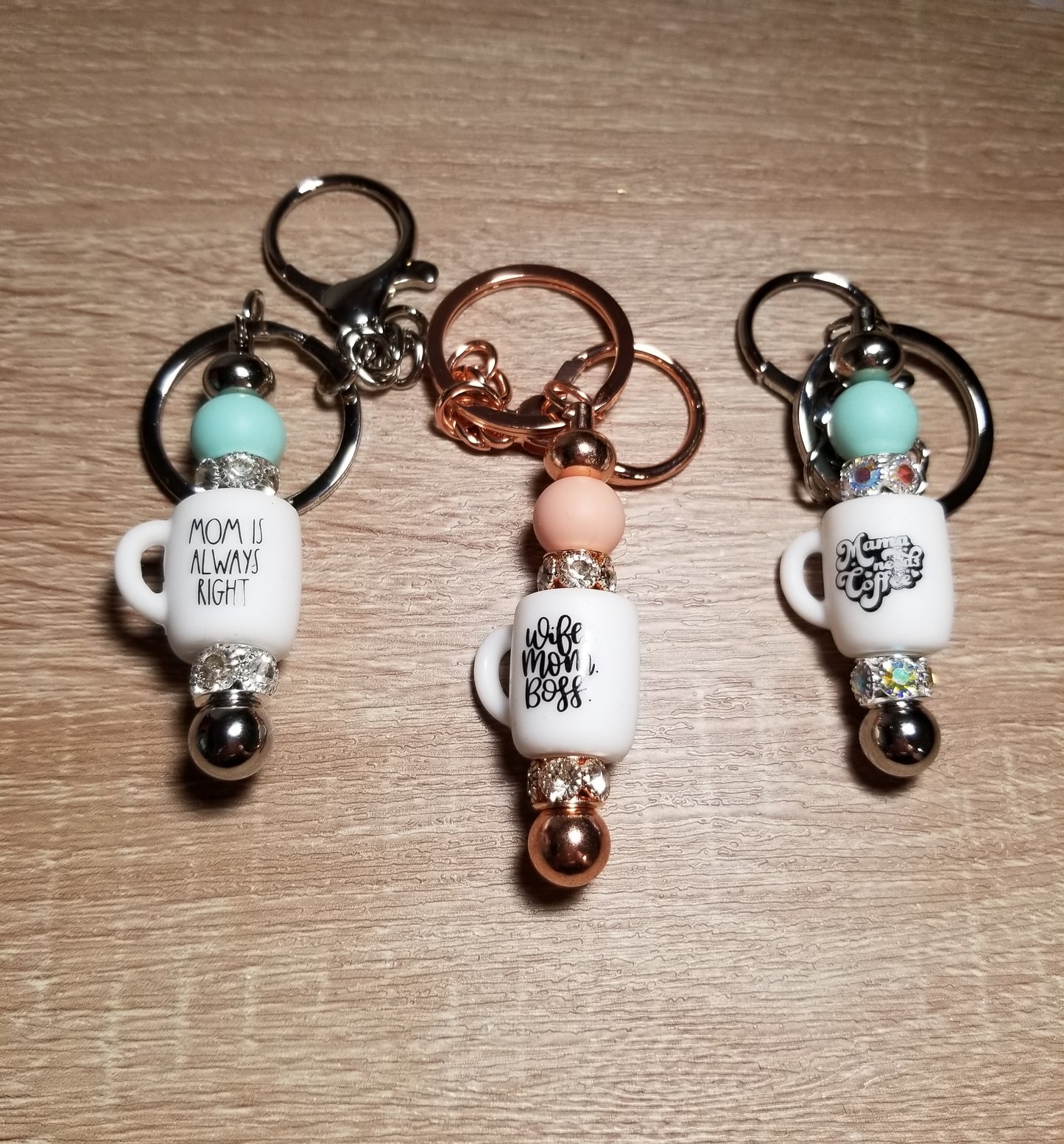 Mom & Wife Themed Keychain Bars