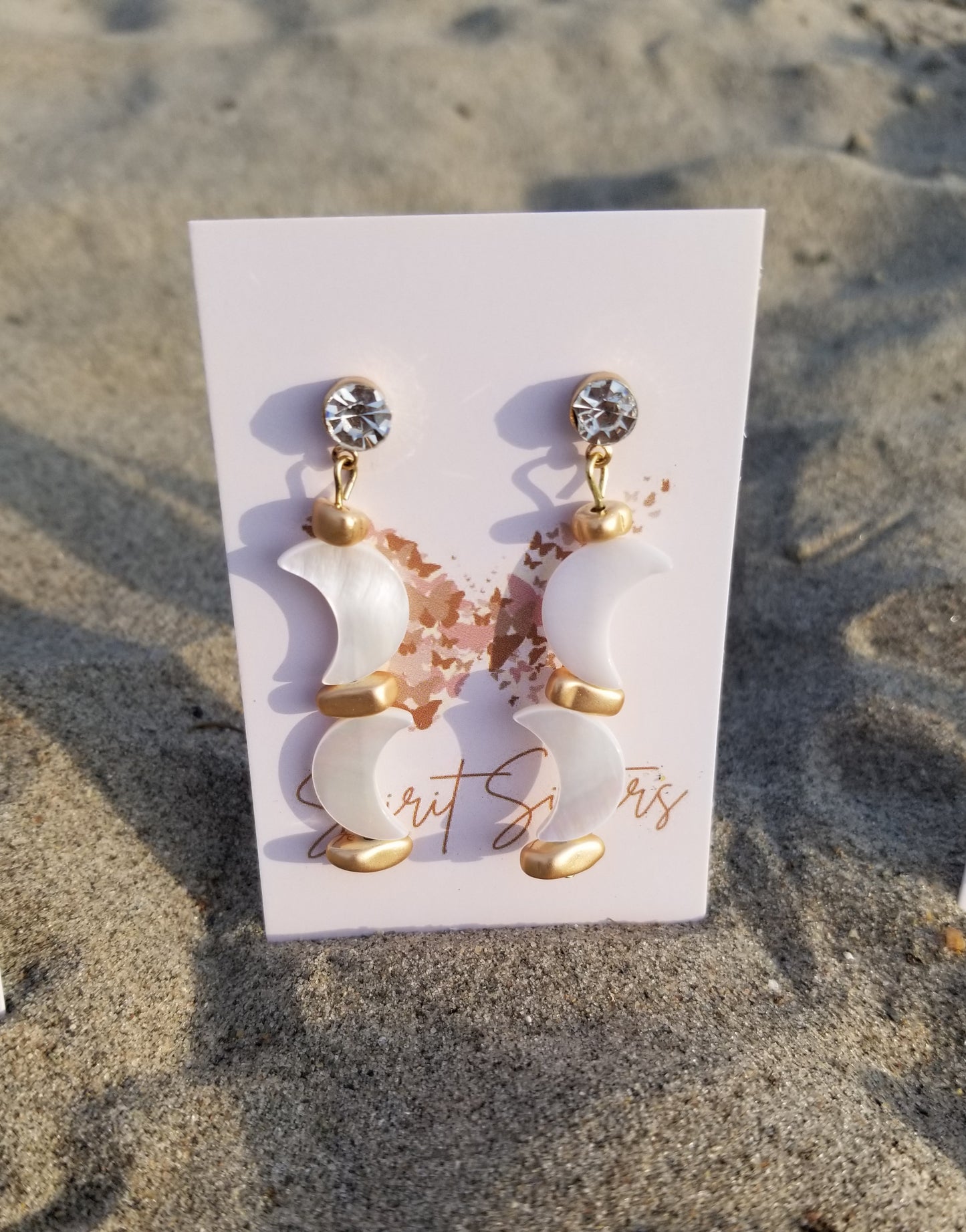 925 Silver & Stainless Steel Mother of Pearl Sea Shell Earrings, Hypo-Allergenic Gold Stainless Steel Hematite-Pearl Sea Shell Stud Earrings